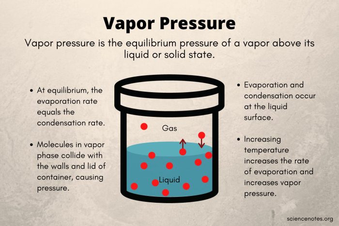 Vapor pressure and boiling worksheet