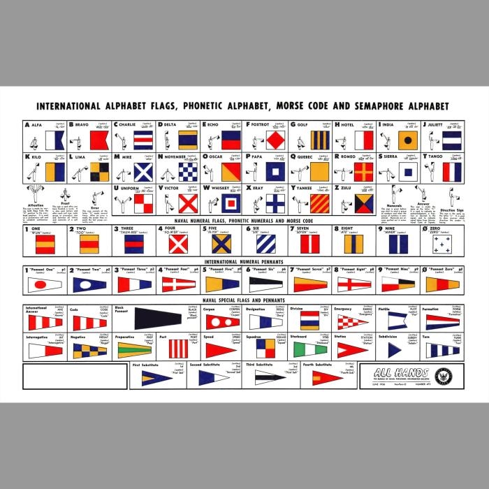 Flags and pennants us navy