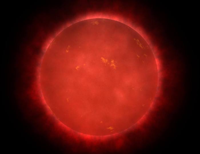 Stars with high luminosity and cool surface temperatures are called__________.